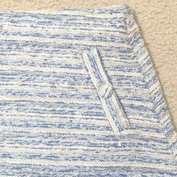 LOFT Striped Tweed Boucle Pocket Flippy Circle Skirt, Size S - Picture 7 of 13